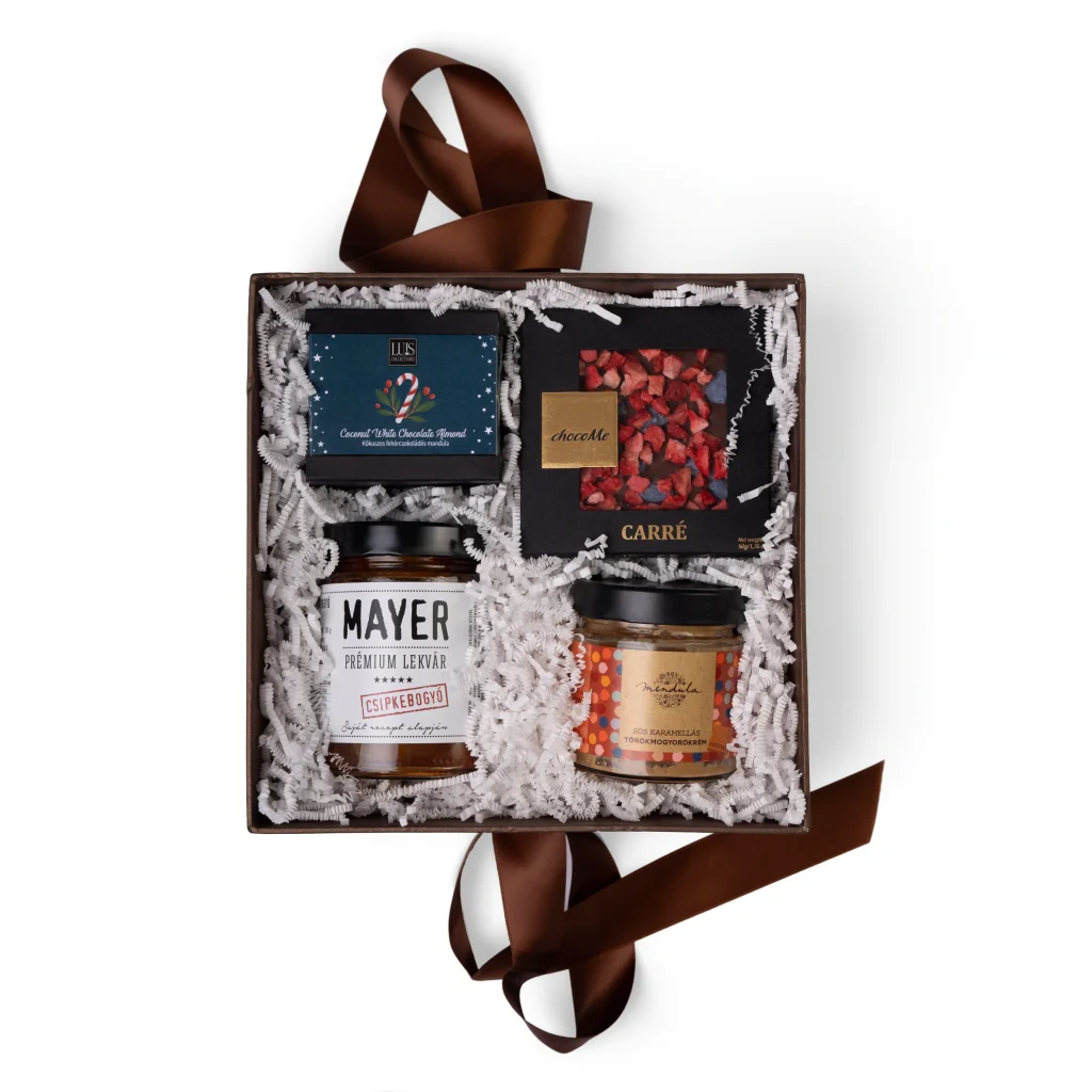 különleges Gourmet ajándékcsomag