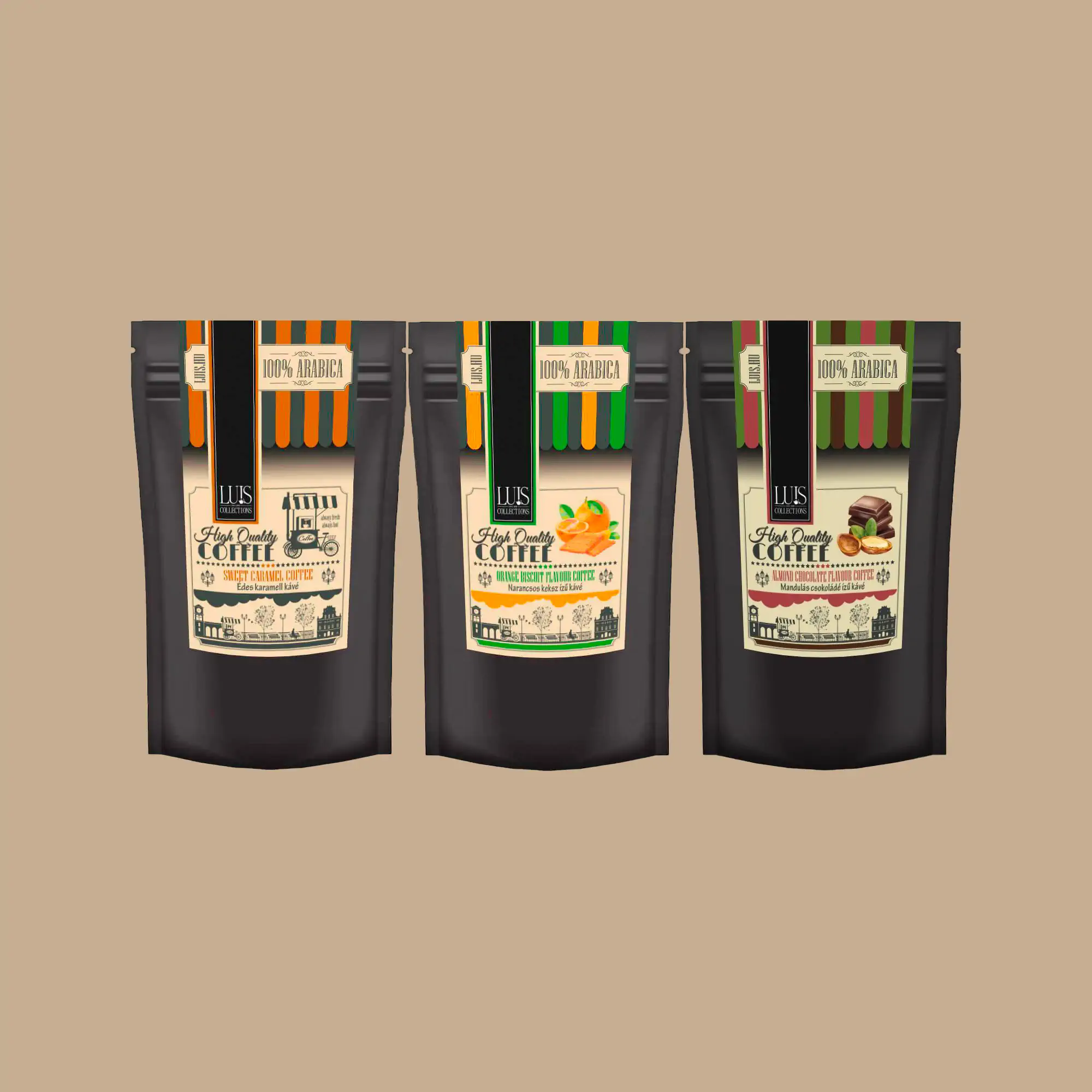 prémium gourmet kávé