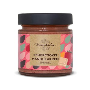 mandula magkrém fehércsokis epres