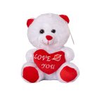 Love You plüssmaci 20 cm piros szívvel