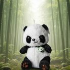 Plüss panda 30 cm extra puha, ajándéknak