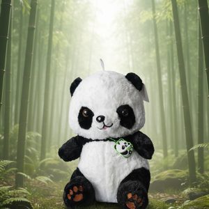 Plüss panda 30 cm extra puha, ajándéknak